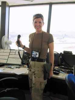 Naked airfield Manager. The sexiest women...