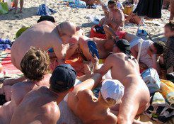 Сap d'agde beach public sex, wonderful Naomi