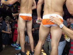 Male strippers show gogo boys