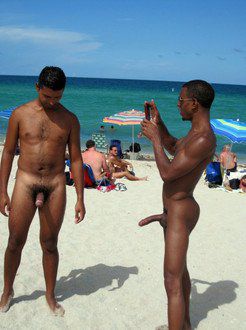 Spanish gay beach cock 2 cock