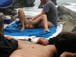 Sex on the beach, european swingers beach