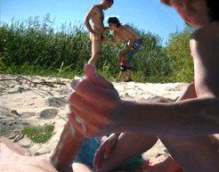 The best beach blowjob and handjob