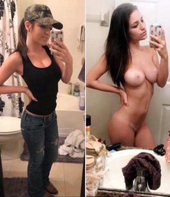 the sexiest nude girlfriends before and after