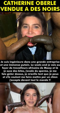 CATHERINE VENDUE A DES NOIRS