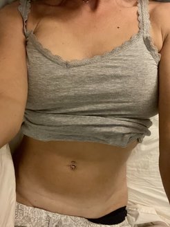 Cum on my tummy