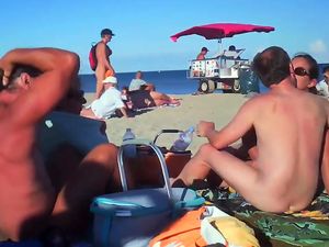 Amateur video compilation of beach groupsex