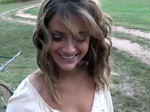 Hot anal fucking in outdoors with busty...