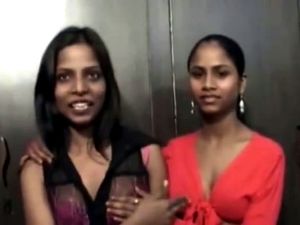 Sexy Indian lesbians dildoing each other.