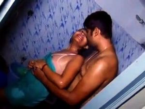 Hot and sexy girl taking bath with...