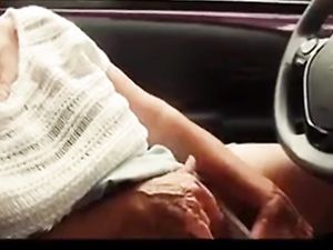 72 yr old granny  Masturbate in Car