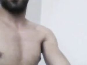 Turkish handsome hunk with big cock cumming