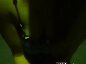 Amateur couple outdoor sex in the night