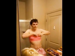 Sissy Femmeboi Nikii getting ready for daddy