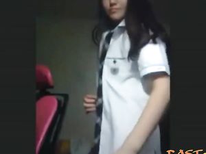 asian teen strips for him