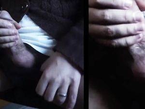 Cumshot in split screen -v2