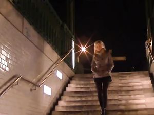 blonde public sex