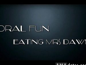 MrR eating Mrs Dawn