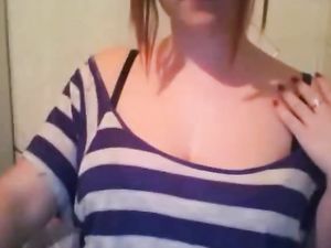 Deutsch Redhead Big Titts auf Webcam
