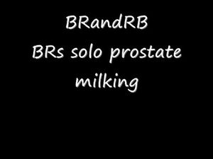 Prostate milking anal play wiht a small...