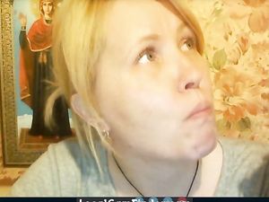 Hot 48 yo Russian mature Tamara play on skype