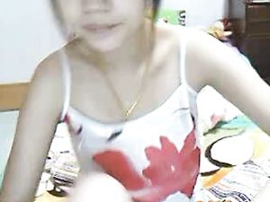 Young asian on webcam