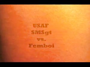 USAF MSGt vs Faggyboi