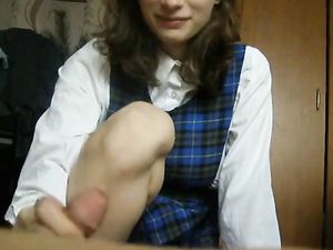 Brunette Girl Blowjob -v3