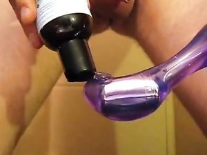 Long cum filled prostate milking session