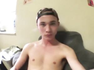 Smooth 8teen boy jerking off