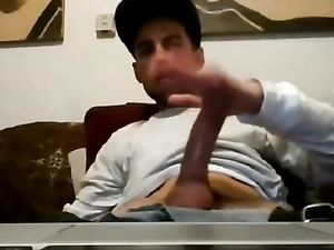 Sexy Str8 Guy Cums on his Ripped Abs #41 -v2