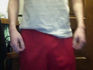 Gay Boy Sagging and Cum