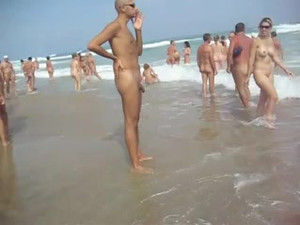 Amateur video from nudists beach