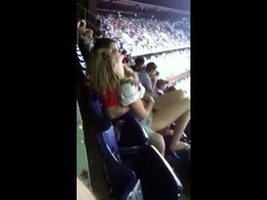 Public sex in stadium during football match