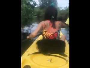 Asian Blowjob & Cumshot on a Kayak