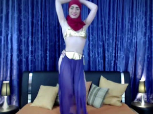 Belly dance, webcam record