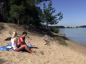 German beach caught teens lesbians