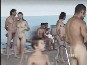 Video from nudists session in the waterpool